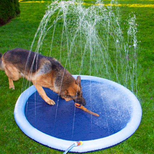 Splash Sprinkler pool til hunde - Ø150cm