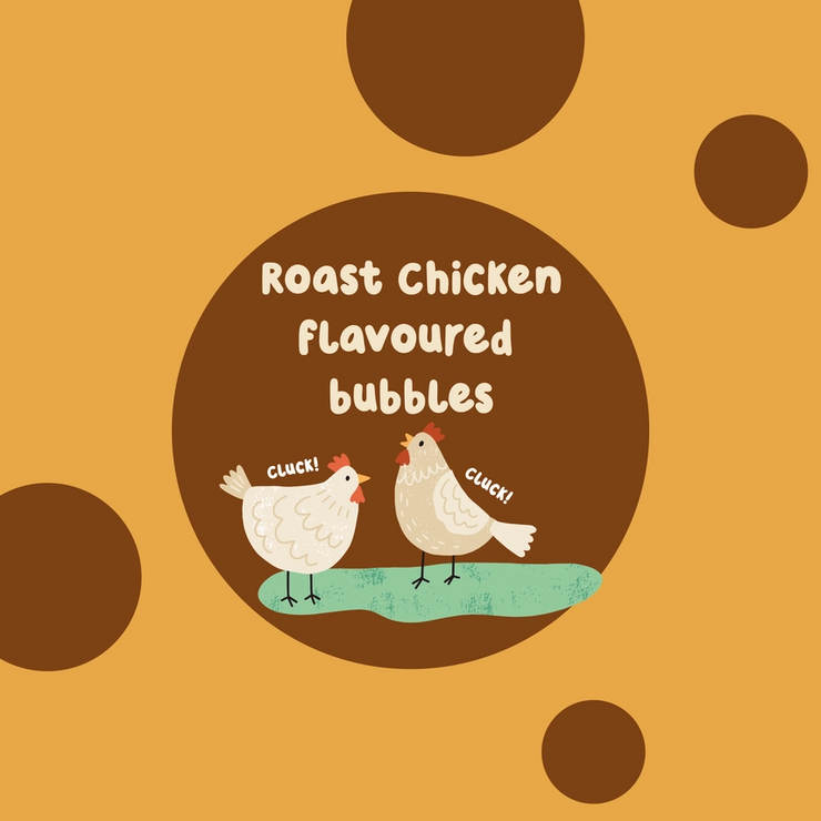 MEATY BUBBLES Roast Chicken - 150ml - Til kat og hund