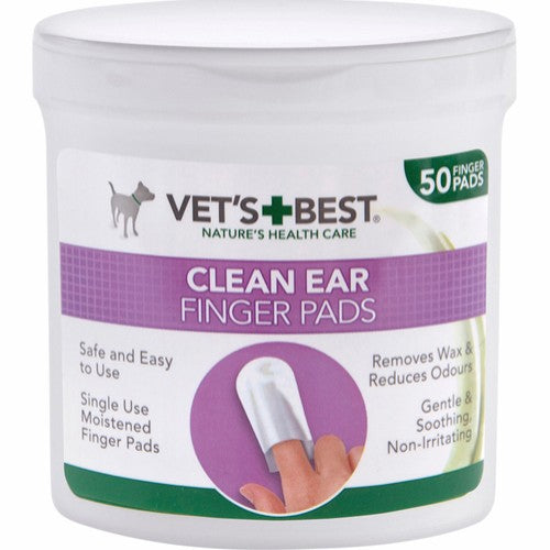 VETS BEST Clean Ear Fingerdut til ørepleje